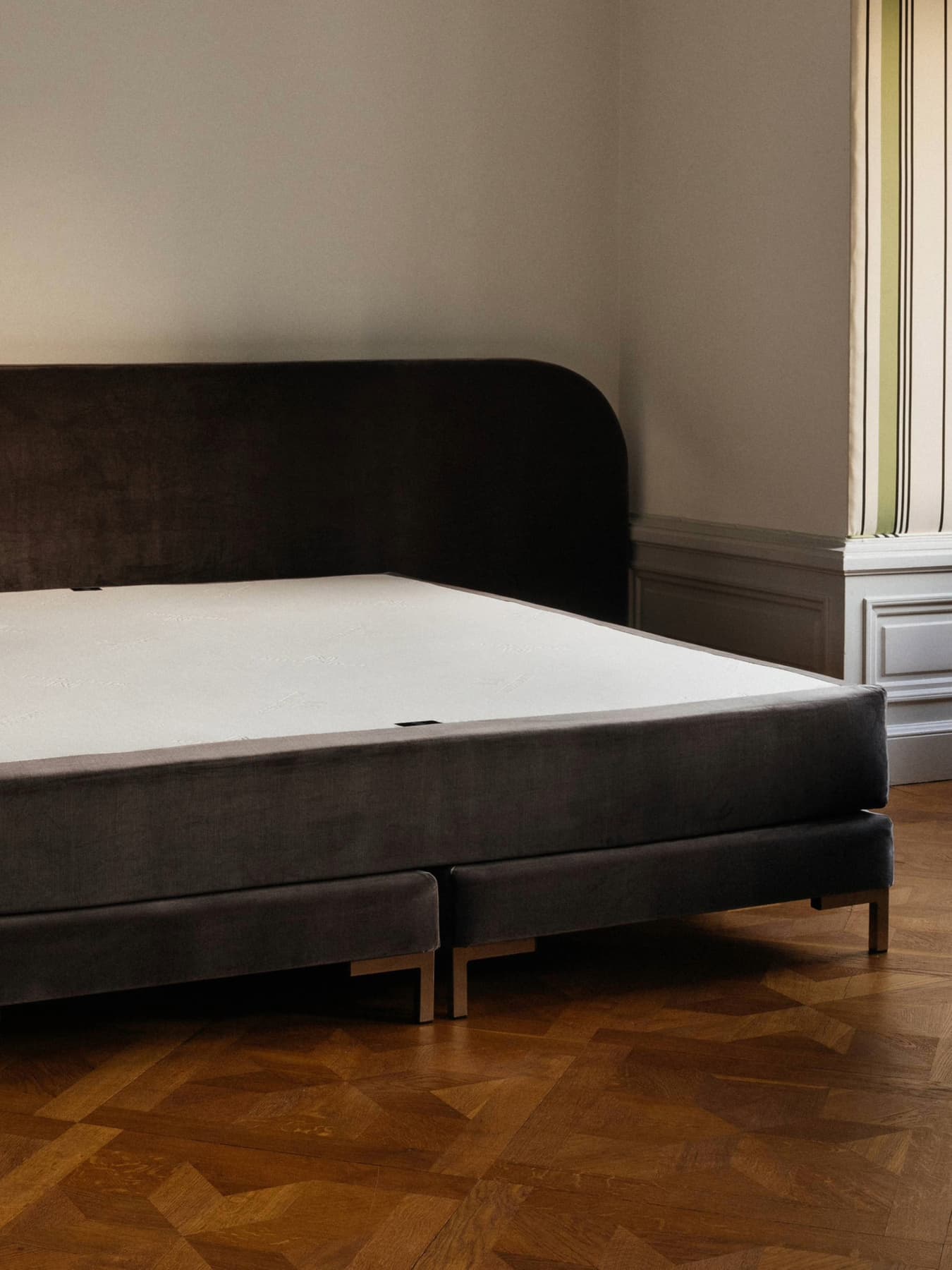 Alberto Continental Bed Medium Velvet